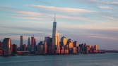 Time lapse clip - Sunset Skyline NYC