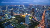 Time lapse clip - Tokyo View Dusk