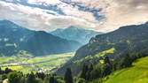 Time lapse clip - Sunrays at Zillertal
