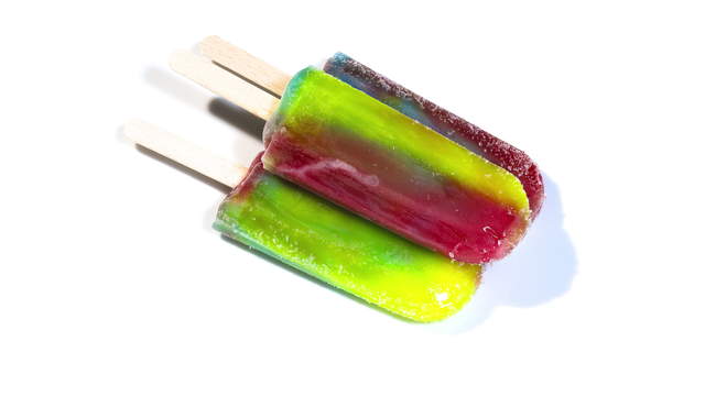 Colored Pop Sicle Ice Lolly